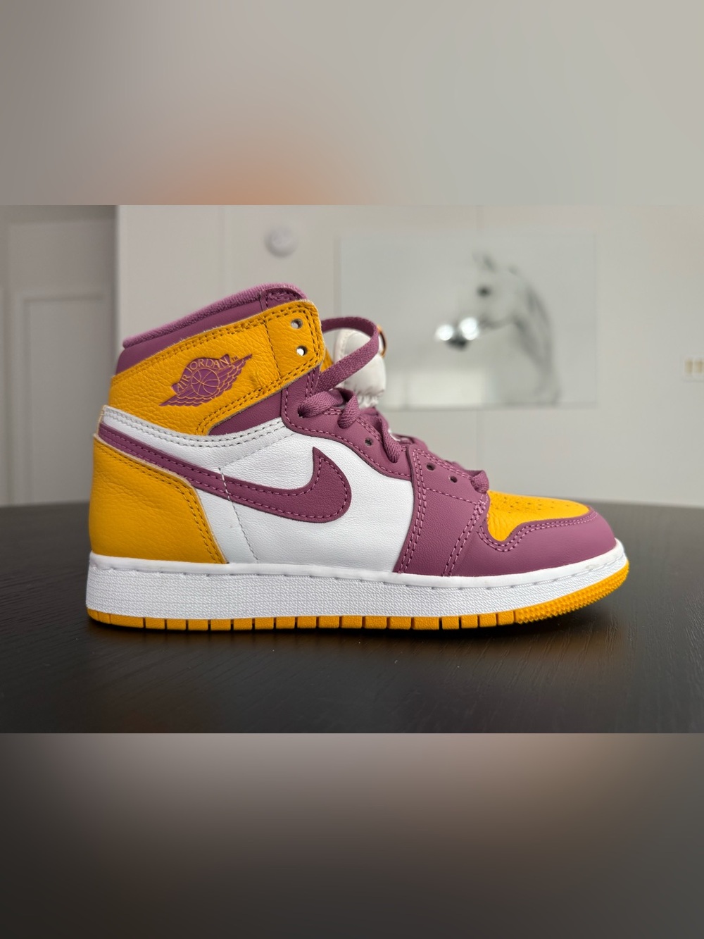 NEW Nike Air Jordan 1 Retro High OG 'Brotherhood' kids youth 4Y